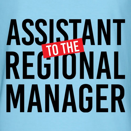Assistant (To The) Regional Manager t shirt